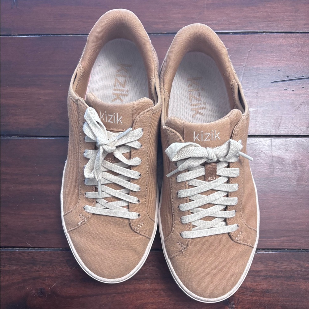 Kizik step in sneaker womens Irvine Maple canvas size 8.5 like new retired color